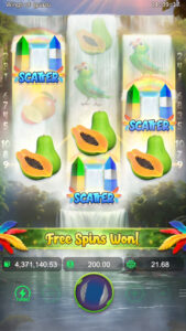 ฟีเจอร์ฟรีสปิน Free Spins Feature