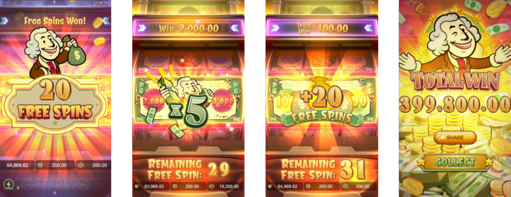 FREE SPINS FEATURE