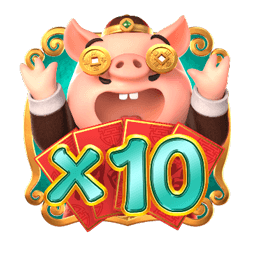 Piggy gold CO168 - สัญลักษณ์ Wild หมู x10