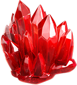 สัญลักษณ์พิเศษ Red Gem Galactic Gems CO168